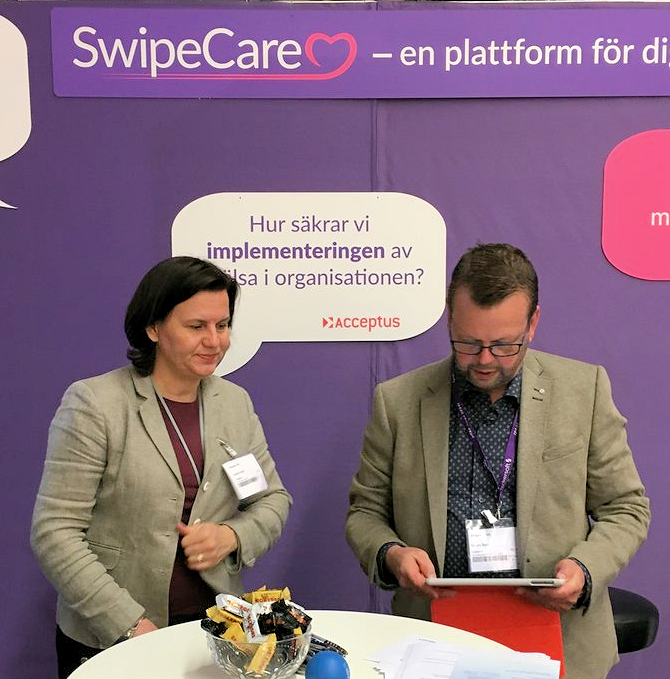 Strikersoft och Acceptus sluter samarbets- och återförsäljaravtal runt implementeringen av eHälso-plattformen SwipeCare