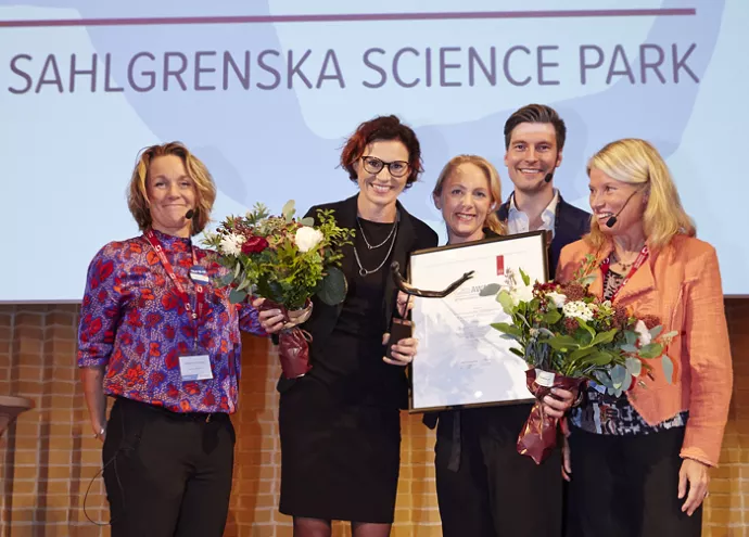 1928-grundarna vinnare av Arvid Carlsson Award by Sahlgrenska Science Park 2018