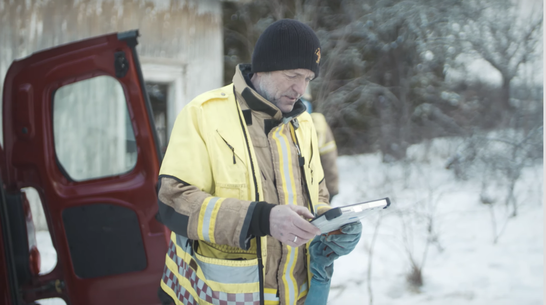 Räddningstjänsten i Sandefjord tar hjälp av TOUGHBOOK