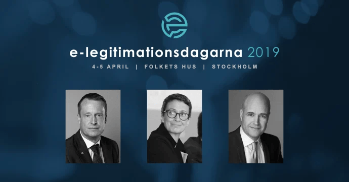 Ygeman och Reinfeldt klara för årets konferens e-legitimationsdagarna 4-5 april