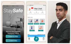 Tvåa i global tävling - nu vill TIS-eleven Shariq hjälpa människor i coronakrisen med sin app 2