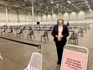​Högre takt i vaccinering när Sveriges största vaccincentral öppnar