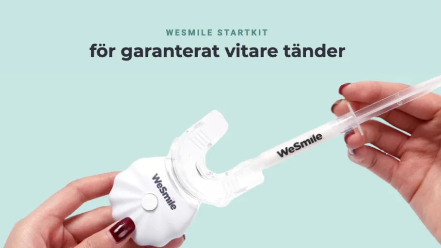 Tandblekning hemma nu ännu lättare: WeSmile lanseras på CDON