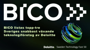 BICO listas topp-tre Sveriges snabbast växande teknologiföretag av Deloitte