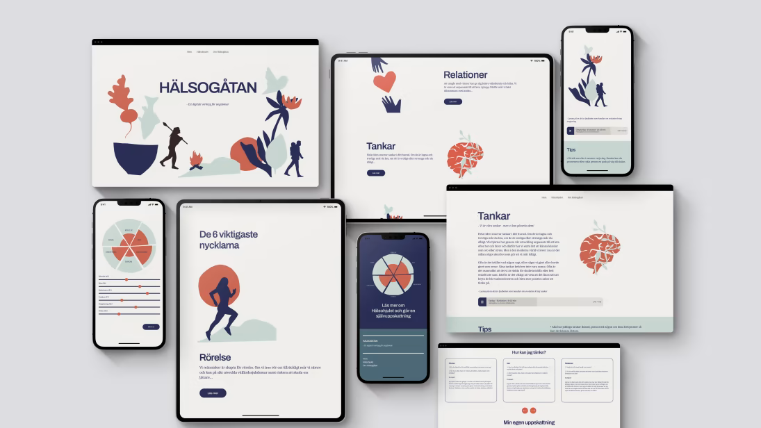 HiQ bygger interaktiv webb till Anders Wallenstens ungdomsversion av Hälsogåtan