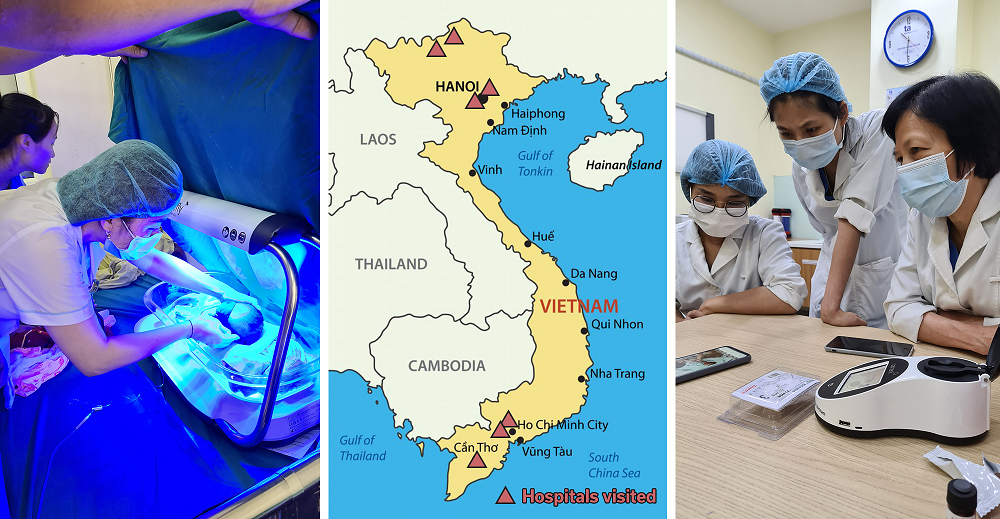 Klinisk återkoppling från sjukhus i Vietnam