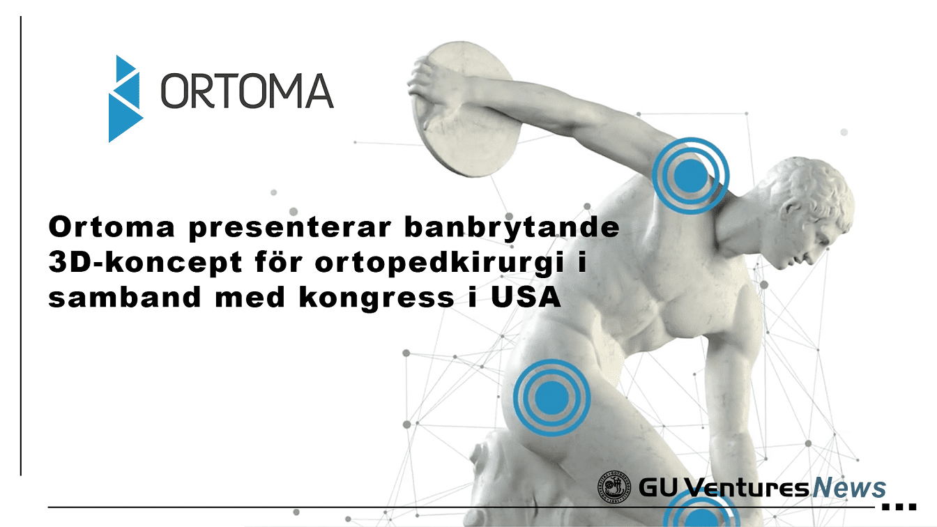 Ortoma presenterar banbrytande 3D-koncept för ortopedkirurgi i samband med kongress i USA