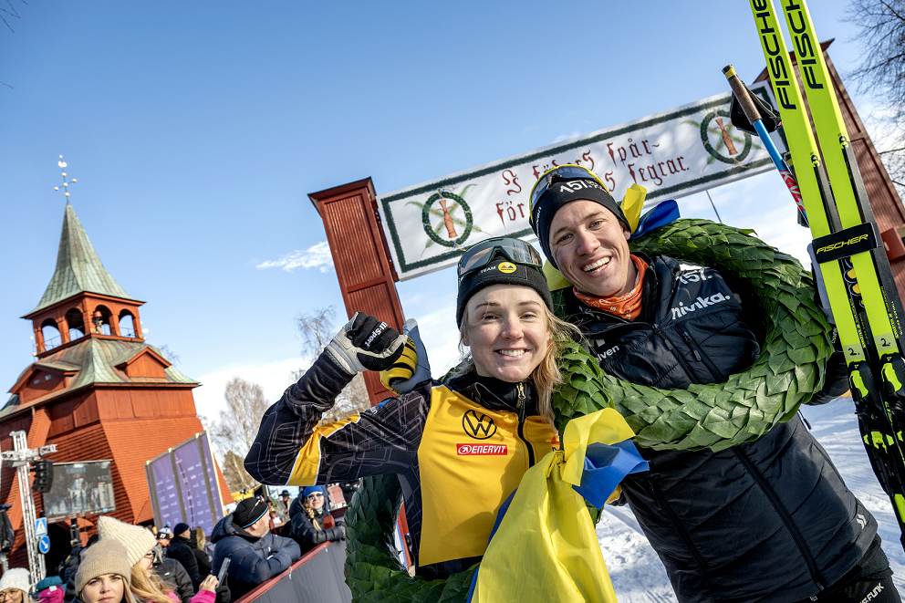 Emil Persson och Emilie Fleten vann Vasaloppet 2023