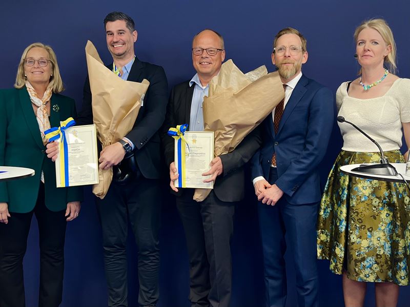 Devyser är vinnare av årets Swecare Export Awards
