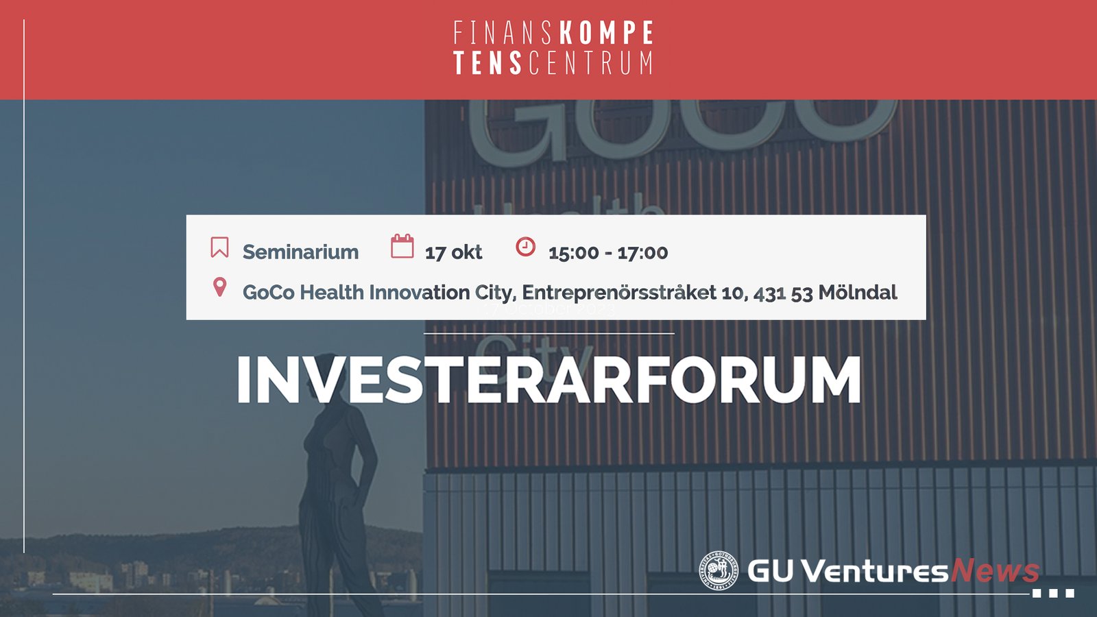 Investerarforum på GoCo Health Innovation City!