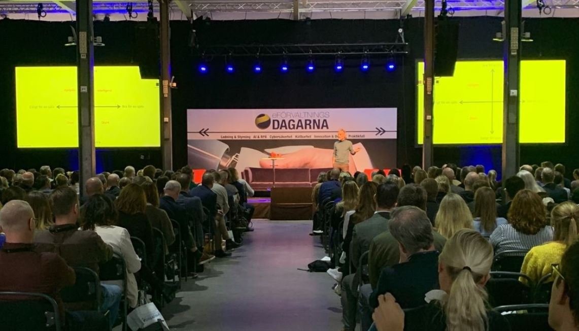 Två dagar fyllda med digitalisering och AI på eFörvaltningsdagarna