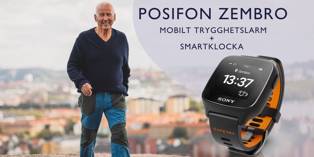 Posifons nya satsning - mobilt trygghetslam som smartklocka