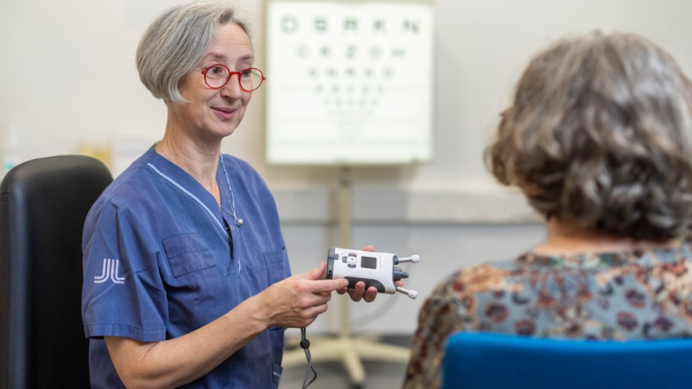 Glaukompatienter kan mäta tryck och överföra data utan att uppsöka sjukvården