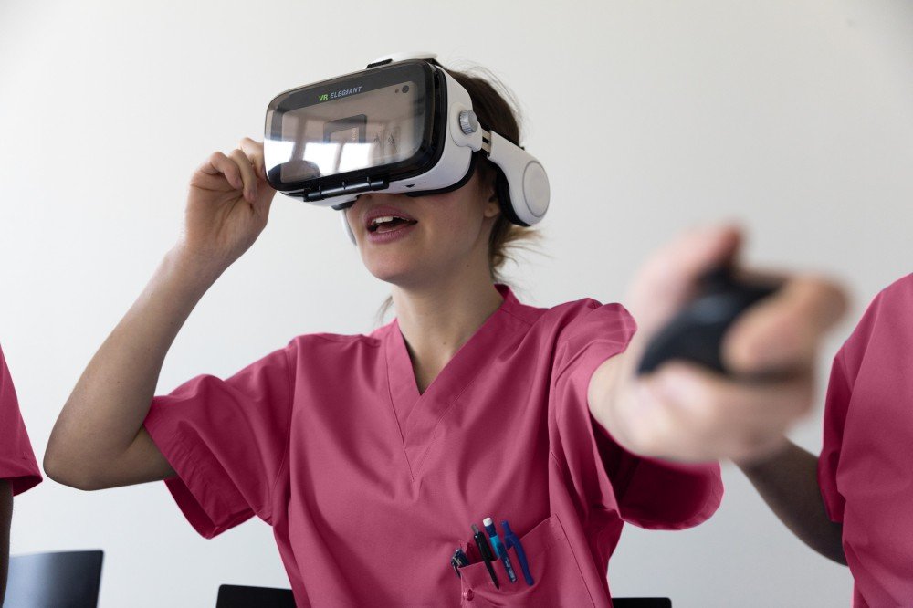 VR ger vårdpersonal bättre kunskap om handhygien