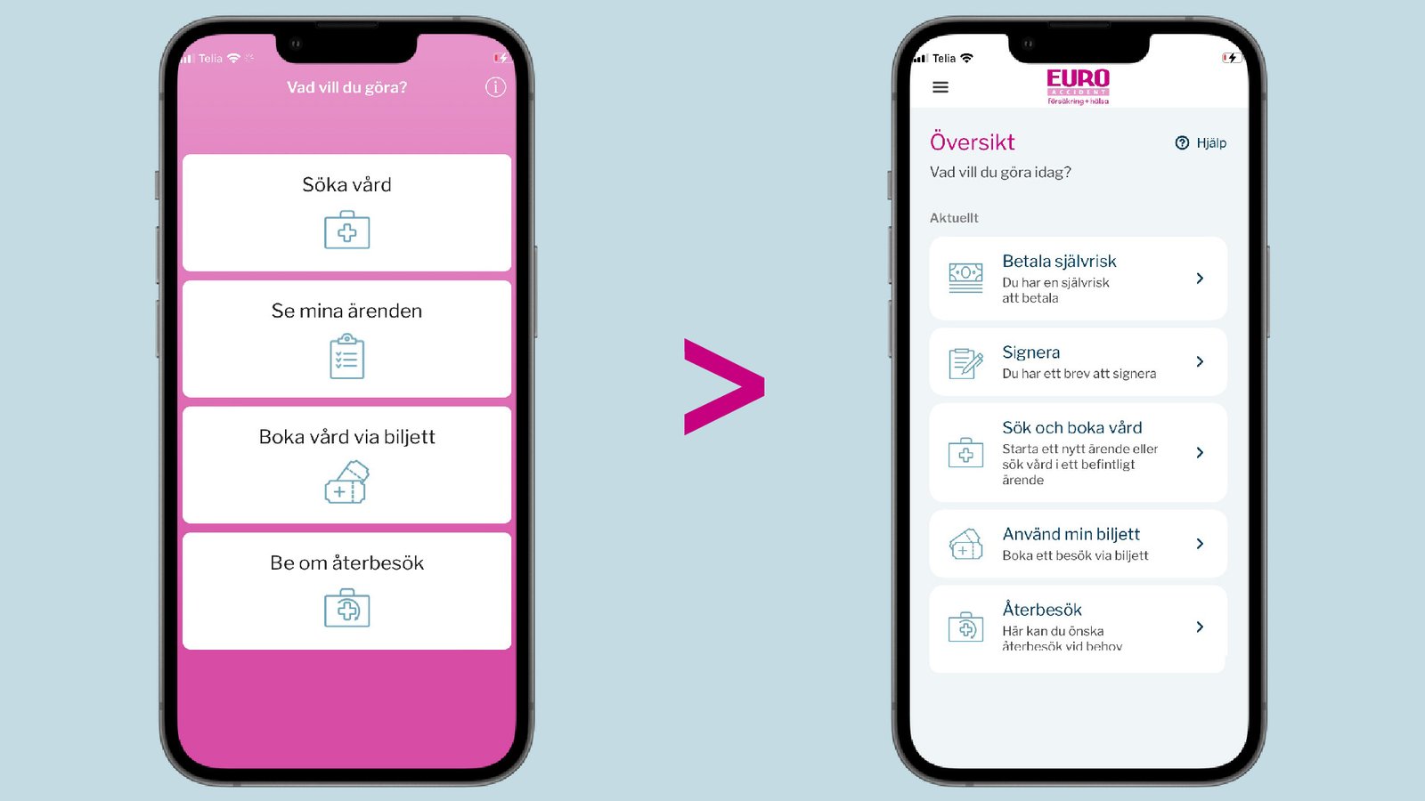 Euro Accident lanserar ny app för enklare vårdsök i mobilen