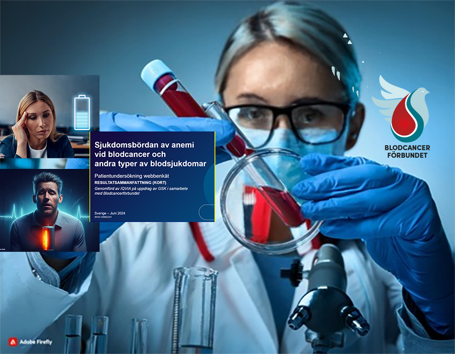 Blodcancerförbundets medlemsundersökning visar stort behov av anemi-forskning