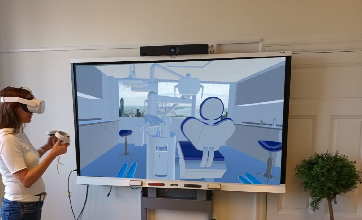 Nackademin lanserar unik VR-teknik för interaktiv träning i tandsköterskeutbildningen