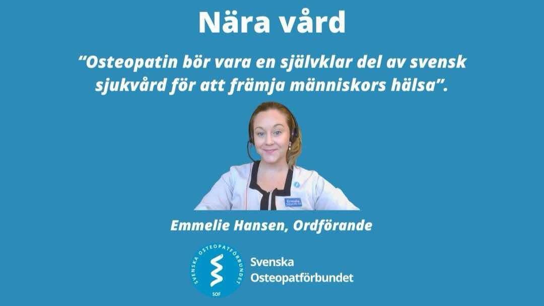 Osteopater – en outnyttjad resurs i omställningen till Nära vård
