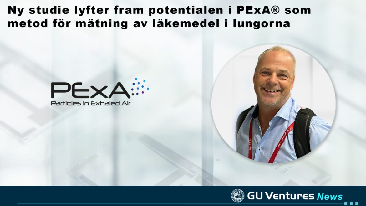 Ny studie lyfter fram potentialen i PExA som metod för mätning av läkemedel i lungorna