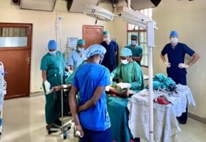 Målgång för Chalmers Industritekniks forskningsprojekt i Kongo för renare luft i operationsmiljöer