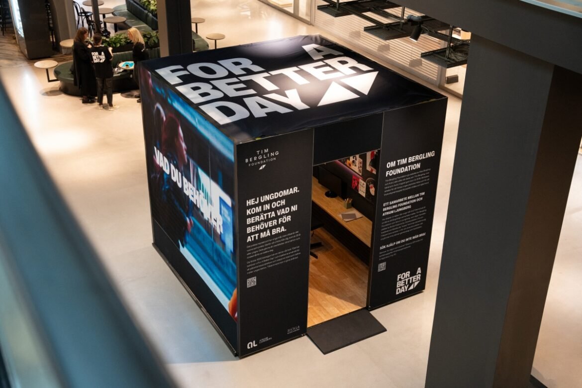 Interaktivt rum i Stockholm, Malmö och Uppsala bidrar till insamling av ungas röster om psykisk hälsa