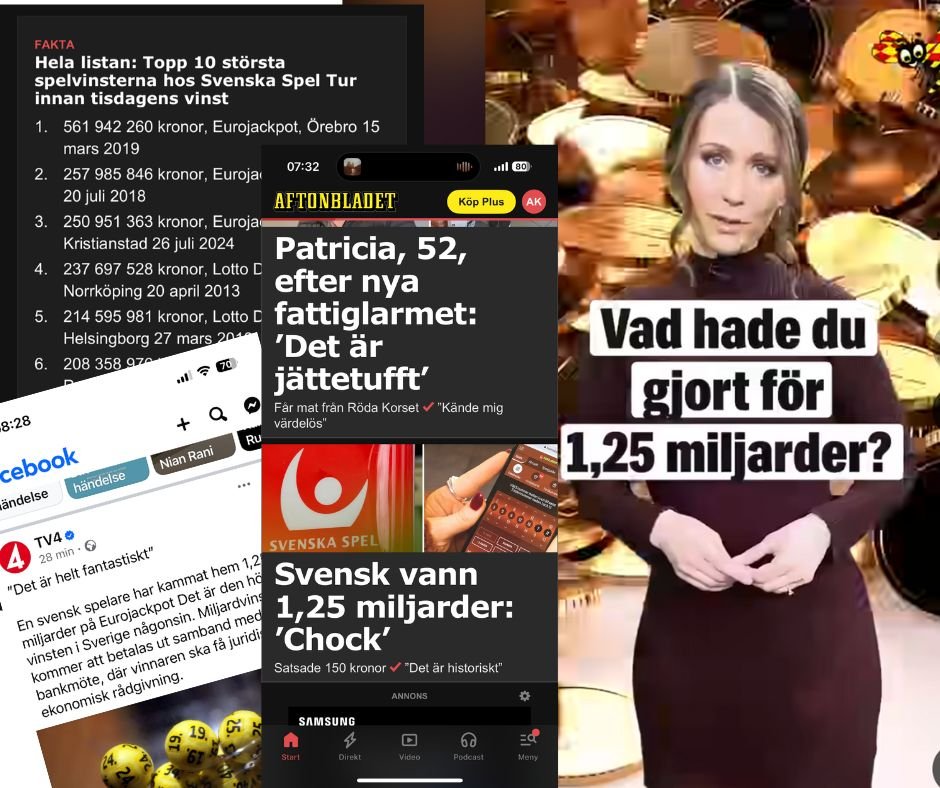 Spelvinster som nyhetsunderhållning får allvarliga konsekvenser