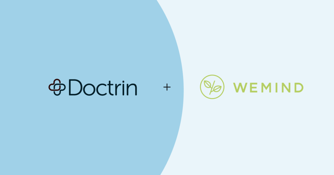 WeMind ökar tillgängligheten till vården genom digifysiska arbetssätt tillsammans med Doctrin