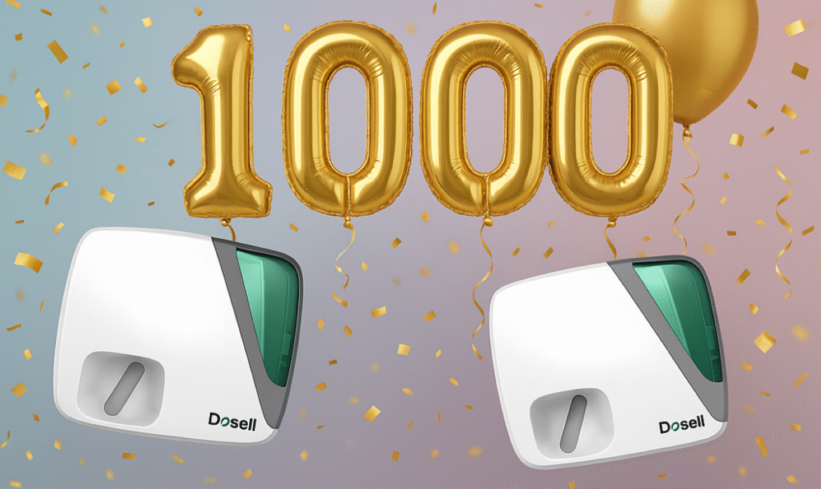 Dosell passerar 1 000 enheter i drift – firar milstolpe med investerarkväll i Stockholm