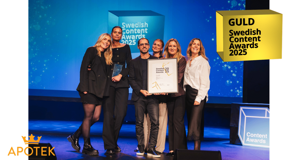 Kronans Apotek belönas med guld i Swedish Content Awards 2025 med kampanjen “Intim Rutin”