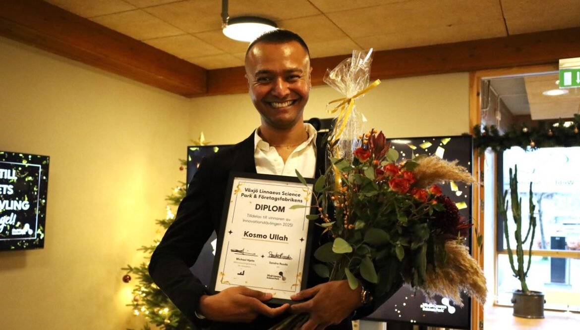 Kosmo Ullah vinnare av Innovationstävlingen 2025