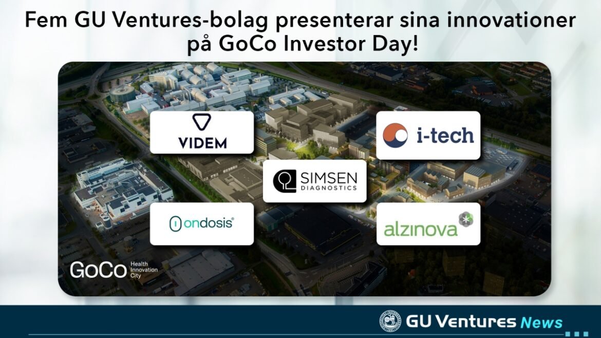 Fem GU Ventures-bolag presenterar sina innovationer på GoCo Investor Day